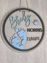 Load image into Gallery viewer, Child's DOB Plaque