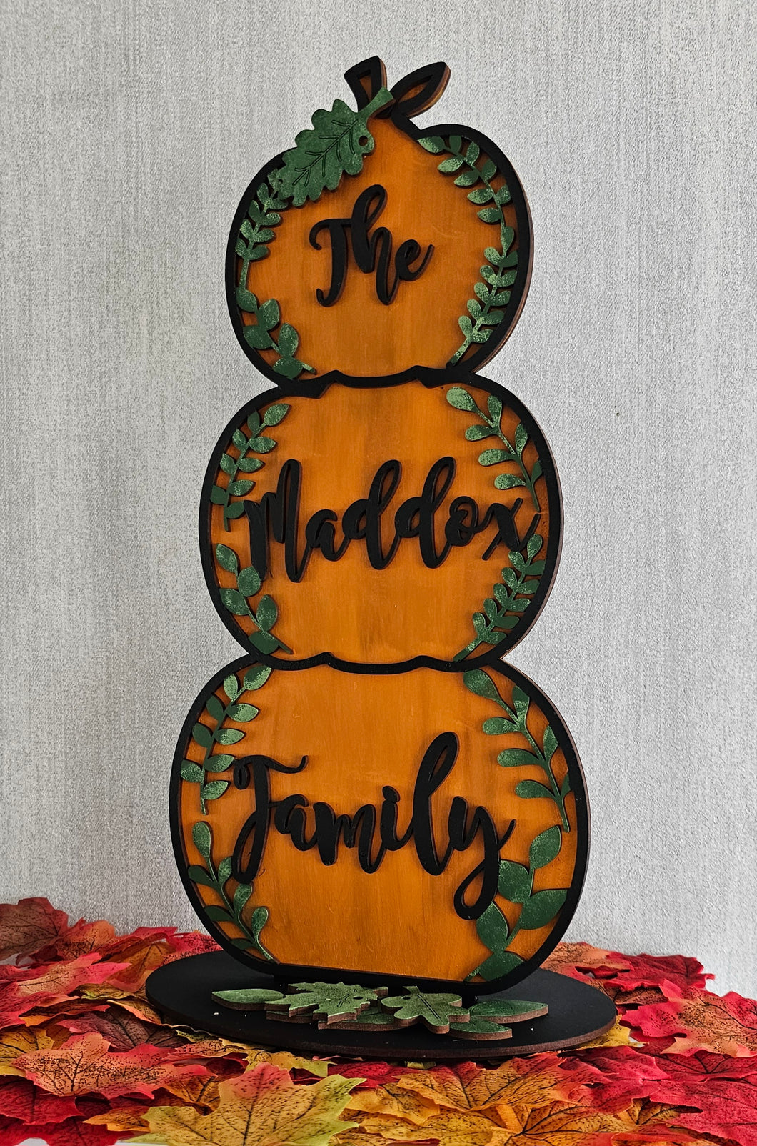 Personalised Tiered Pumpkin