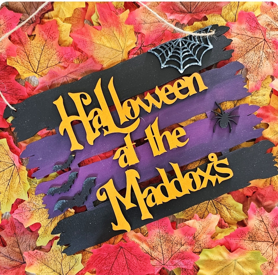 Halloween at the .... Sign