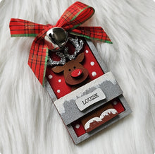 Load image into Gallery viewer, Reindeer Stables Personalised Bauble

