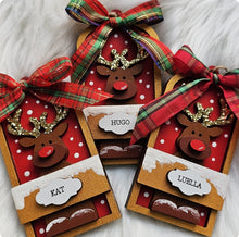 Load image into Gallery viewer, Reindeer Stables Personalised Bauble
