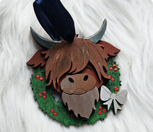 Load image into Gallery viewer, Highland Cow Bauble
