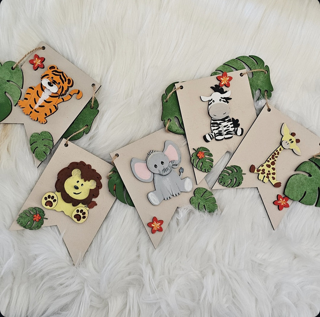 Jungle Themed Bunting