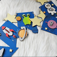 Load image into Gallery viewer, Space Themed Bunting
