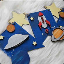 Load image into Gallery viewer, Space Themed Bunting
