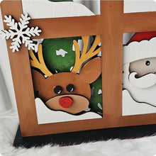 Load image into Gallery viewer, Santa &amp; Friends Window Piece
