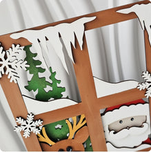 Load image into Gallery viewer, Santa &amp; Friends Window Piece
