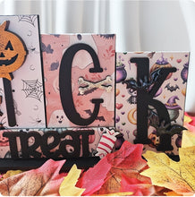 Load image into Gallery viewer, Trick or Treat Decorative Blocks
