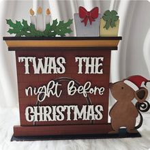 Load image into Gallery viewer, Twas the Night before Christmas Fireplace Decor
