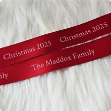 Load image into Gallery viewer, Personalised Christmas Ribbon
