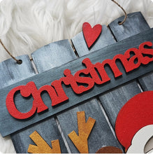 Load image into Gallery viewer, Christmas Wishes Sleigh Style Plaque
