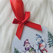 Load image into Gallery viewer, Family Snowmen Bauble
