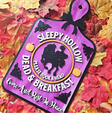 Load image into Gallery viewer, Sleepy Hollow Chopping Board Plaque
