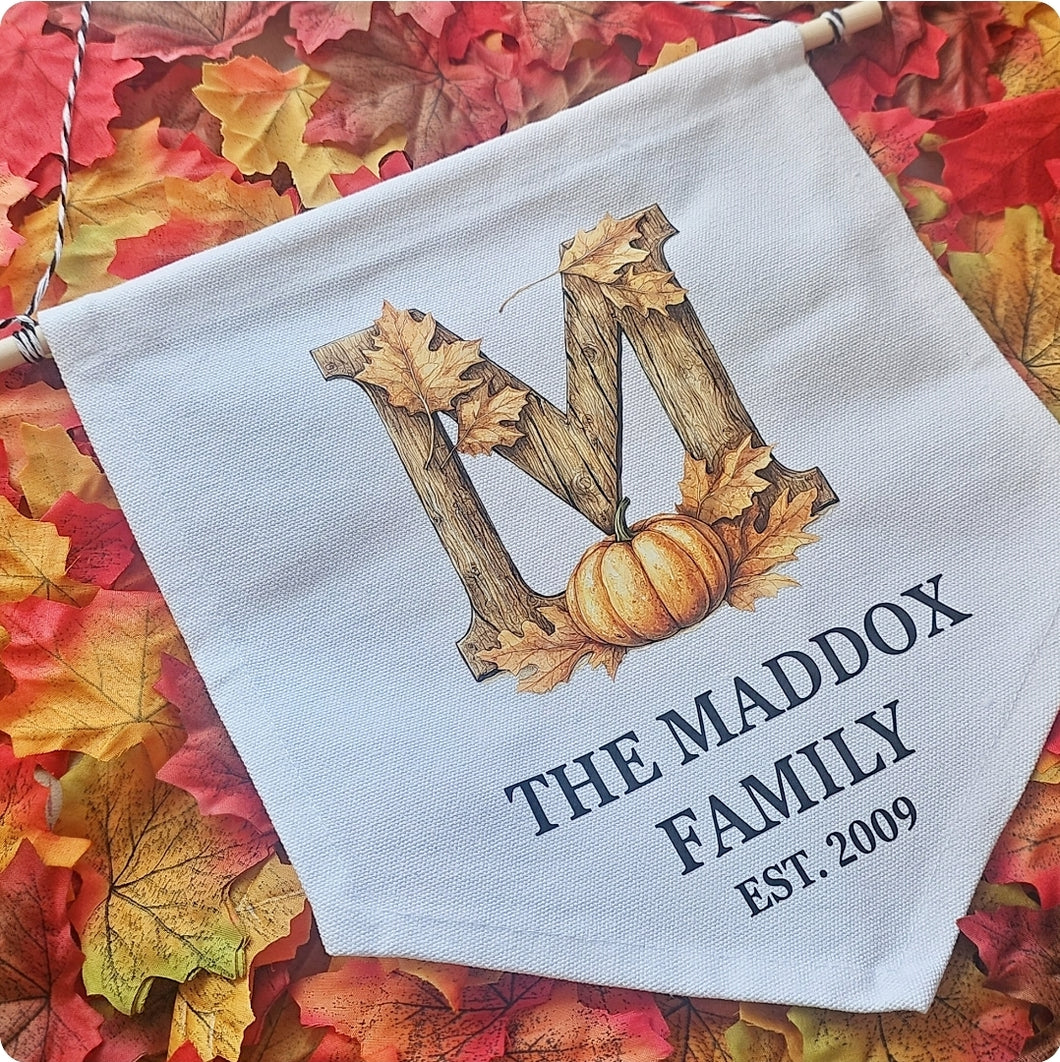 Autumn Hanging Wall Pennant