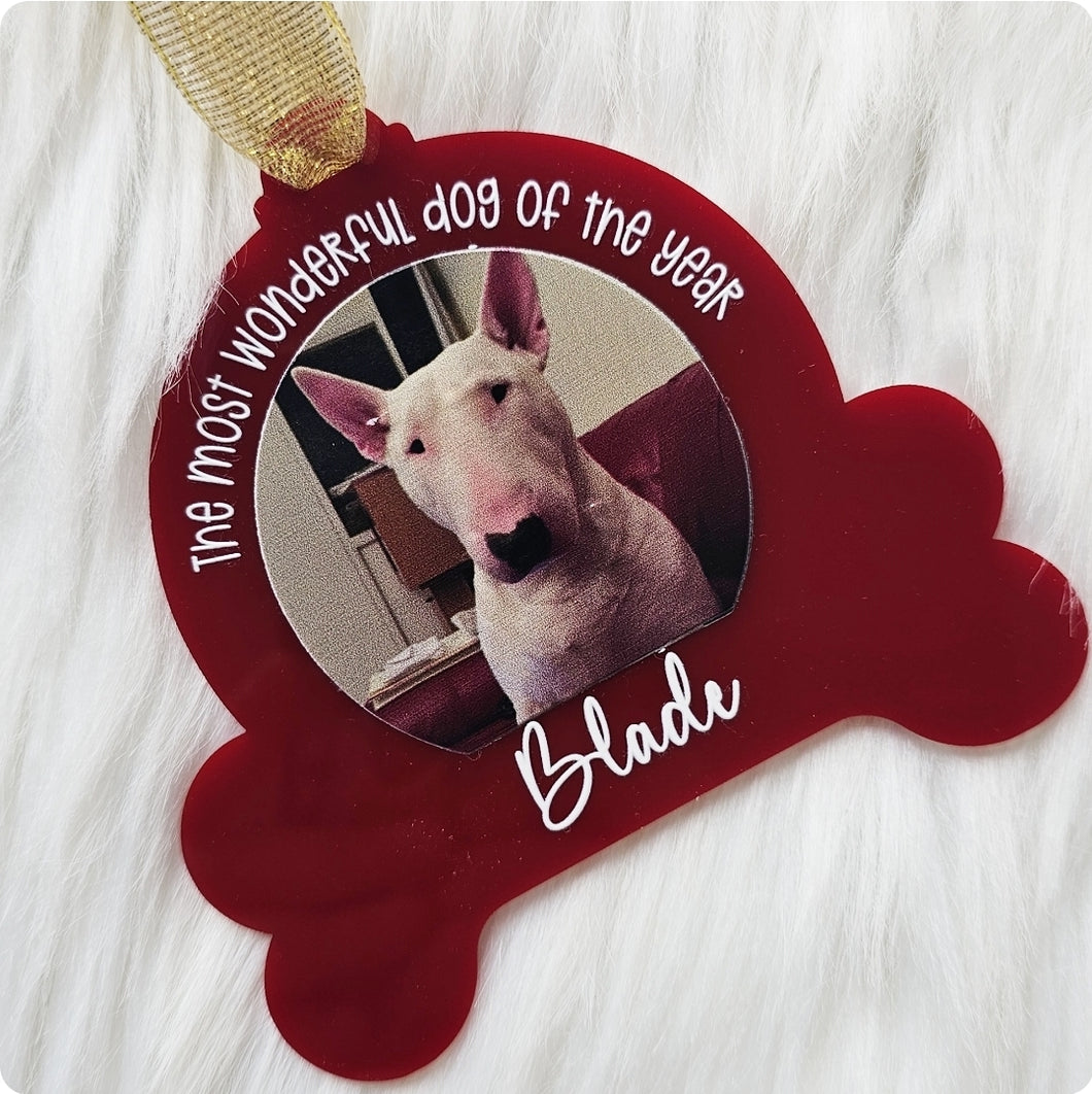 Wonderful Pet Bauble - With Photo