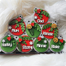 Load image into Gallery viewer, Personalised Family of Baubles
