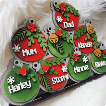 Load image into Gallery viewer, Personalised Family of Baubles
