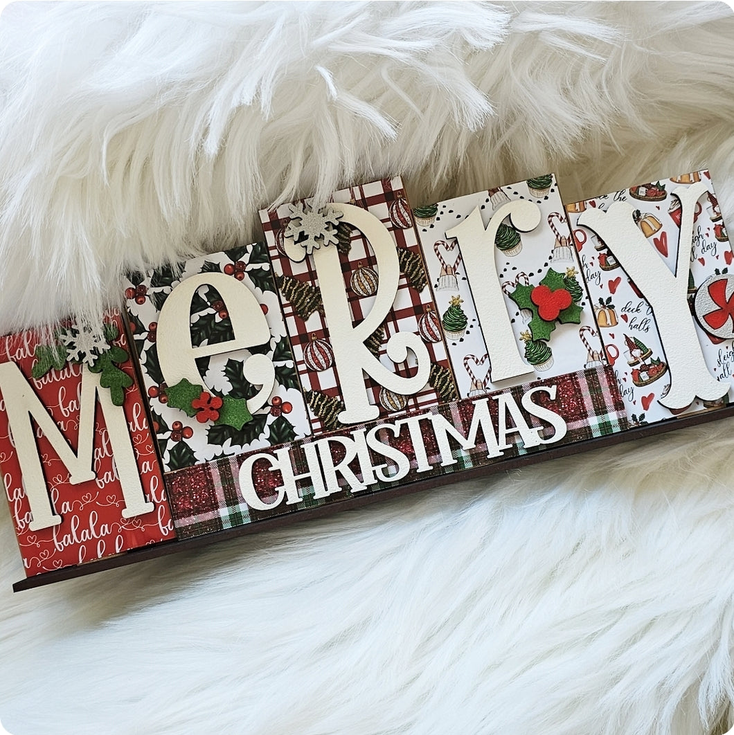 Merry Christmas Blocks