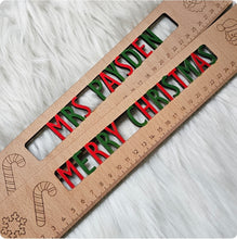 Load image into Gallery viewer, Personalised Christmas Ruler
