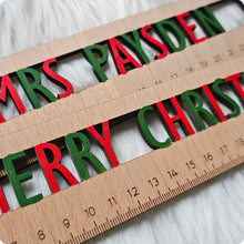Load image into Gallery viewer, Personalised Christmas Ruler
