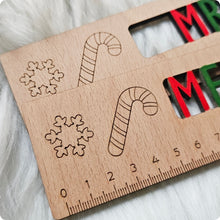 Load image into Gallery viewer, Personalised Christmas Ruler
