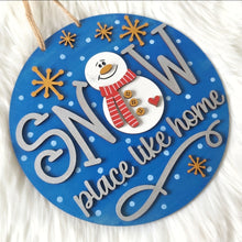 Load image into Gallery viewer, Snow Place Like Home Plaque
