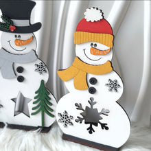 Load image into Gallery viewer, Snowman Tealight Holders
