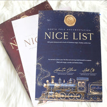 Load image into Gallery viewer, Nice List Certificates
