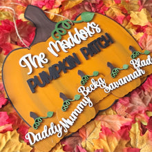 Load image into Gallery viewer, Personalised Family Pumpkin Patch
