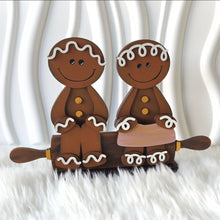 Load image into Gallery viewer, Gingerbread On Rolling Pin
