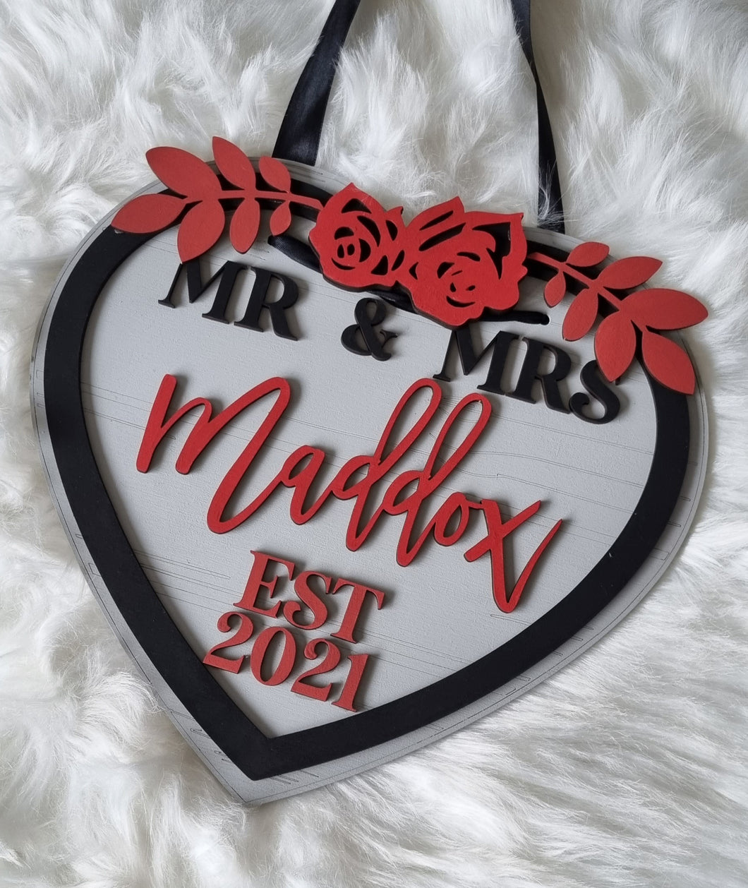 Personalised Wedding Plaque