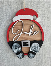 Load image into Gallery viewer, Personalised Santa or Reindeer Baubles
