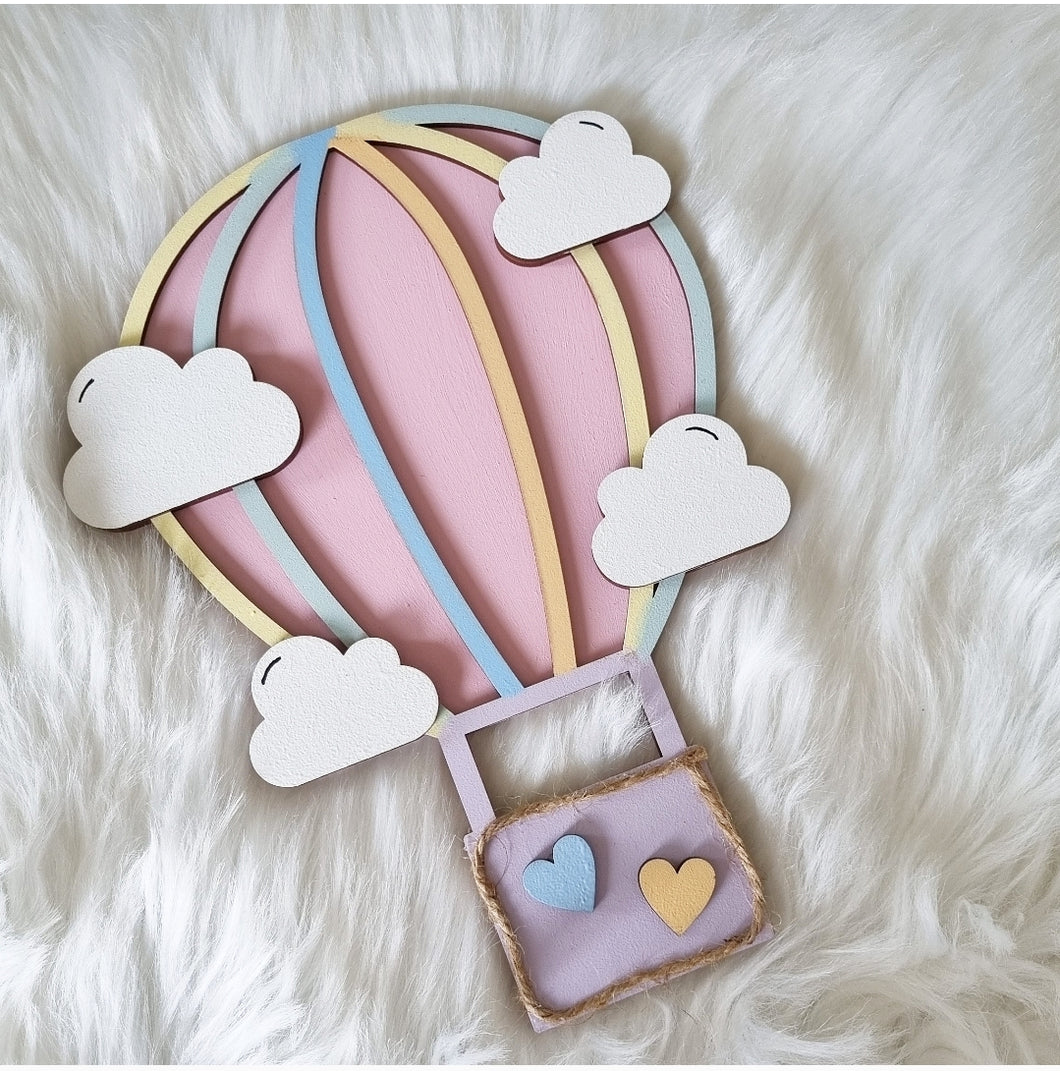 Hot Air Balloon Wall Decor