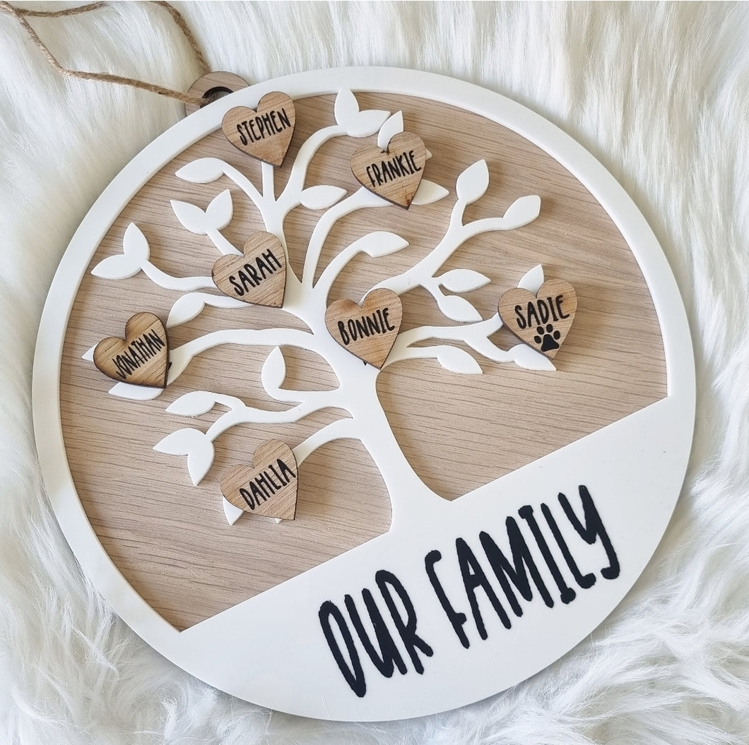Family Tree Plaque