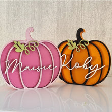 Load image into Gallery viewer, Personalised Layered Pumpkin
