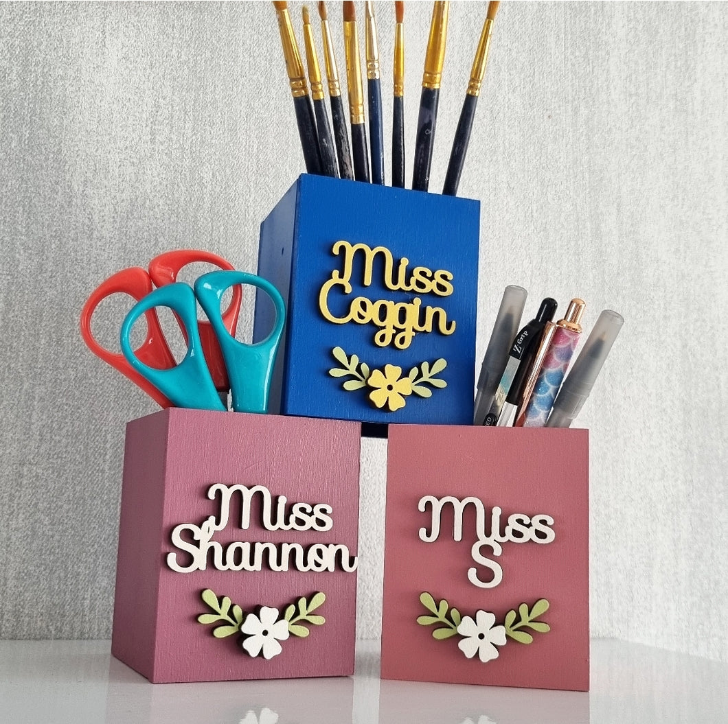 Personalised Pencil Pot